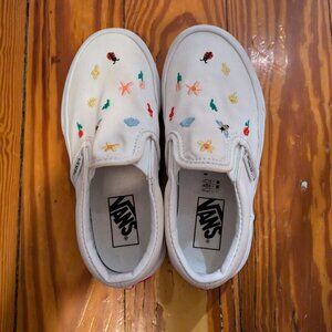 Vans Kids sz 12 Garden Theme